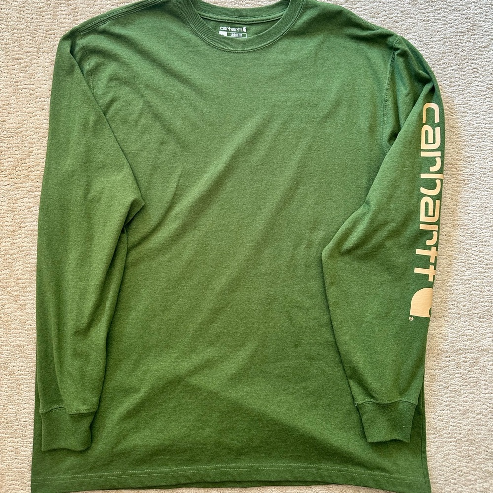 Carhartt Green Loose Fit Long Sleeve - L